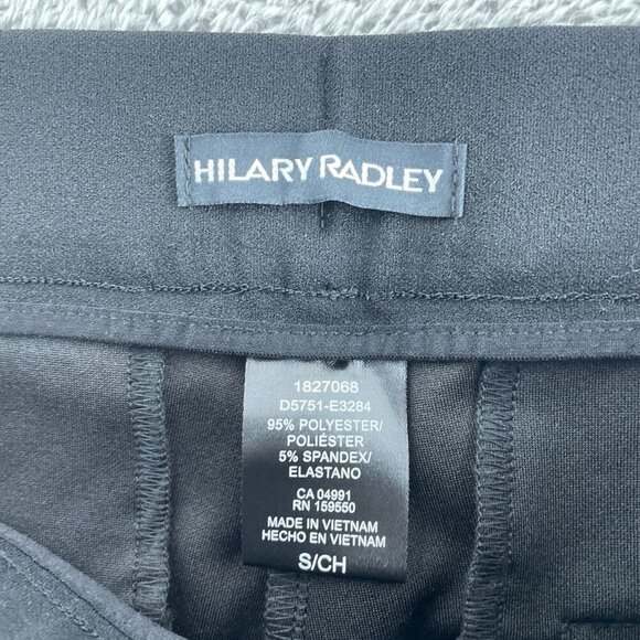 Hilary Radley Black Slim Leg Pants S Mid Rise 26" Inseam NWT 4060 - Picture 4 of 10